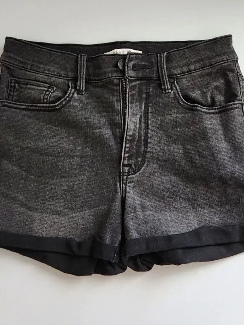 PacSun Black Washed Denim Jean Shorts